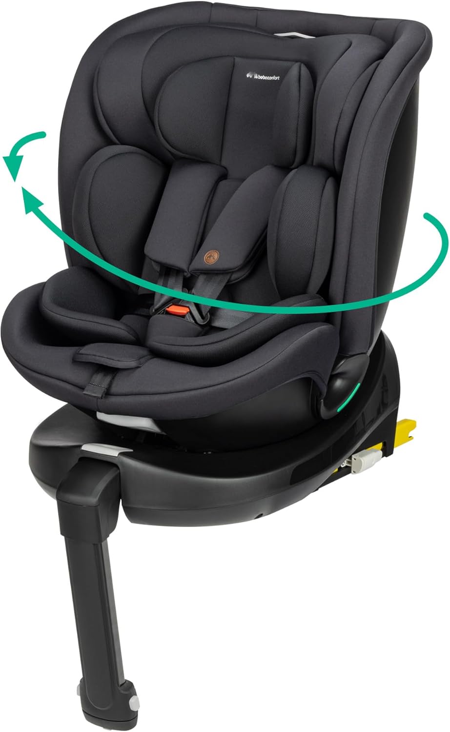 Bebeconfort RevolveFix Plus 360 i-Size car seat in black.